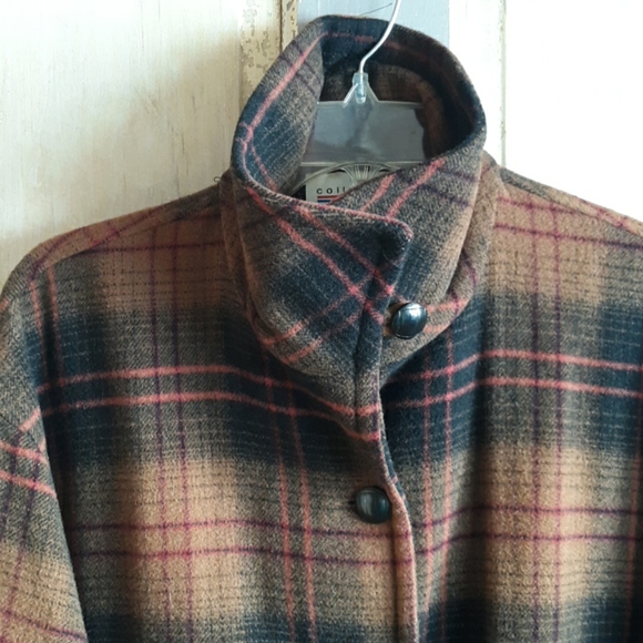 Collections Internationale Fringed Plaid Blazer - Picture 4 of 6